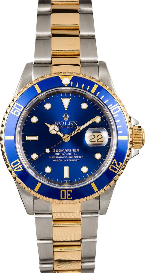 two-tone submariner blueface rolex|rolex submariner two tone review.